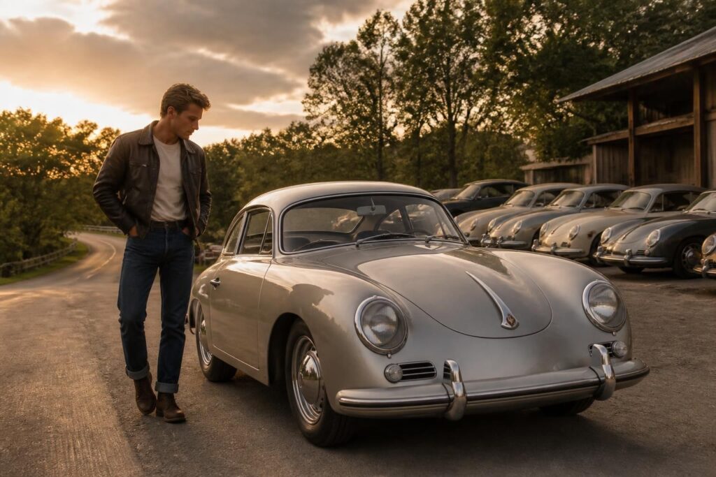 découvrez l'histoire fascinante de la porsche james dean 356, ses répliques fidèles et les prix actuels de cette légende automobile.