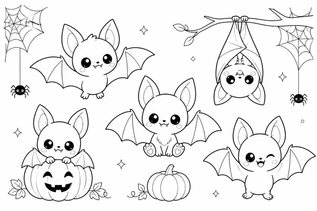 découvrez nos modèles de coloriage chauve-souris kawaii et faciles à imprimer, parfaits pour halloween. amusez-vous en famille avec ces dessins adorables et adaptés à tous les âges.