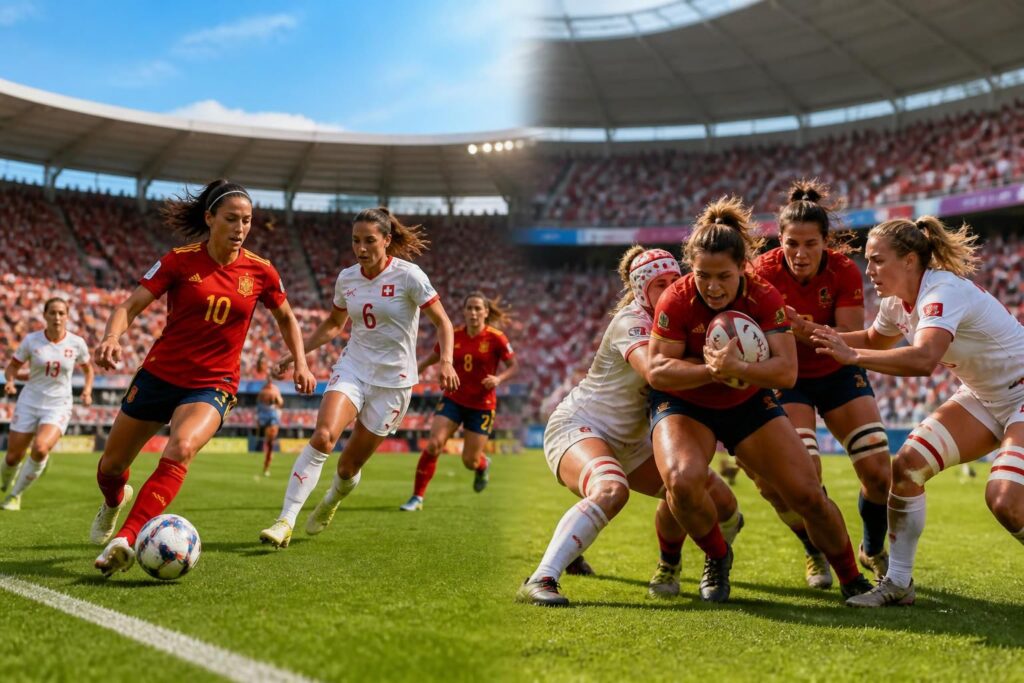 découvrez tout ce qu'il faut savoir sur les matchs espagne-suisse en football féminin et rugby pour l'euro 2025 : équipes, dates, enjeux et analyses.