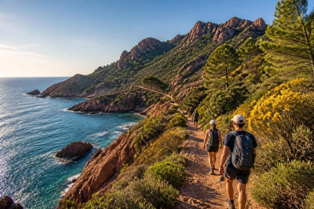 découvrez les meilleurs itinéraires de randonnée dans l'estérel, entre paysages côtiers magnifiques et sommets emblématiques à explorer absolument.