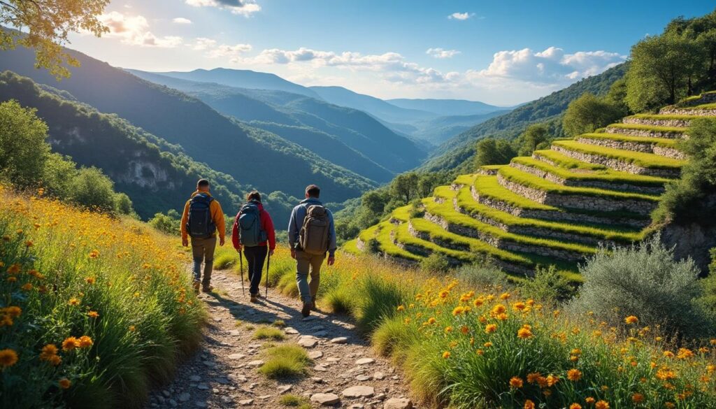 explorez le terroir cévenol lors d'une randonnée authentique pour découvrir ses paysages uniques, sa nature préservée et son patrimoine riche.