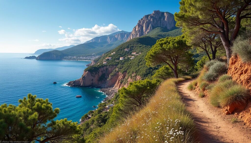 explorez les plus beaux sentiers de randonnée de la côte d'esterel et profitez de paysages naturels époustouflants entre mer et montagnes.
