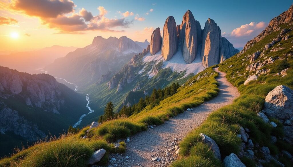 explorez les plus beaux sentiers des dolomites lors d'une randonnée inoubliable. découvrez des paysages à couper le souffle et vivez une aventure en pleine nature.