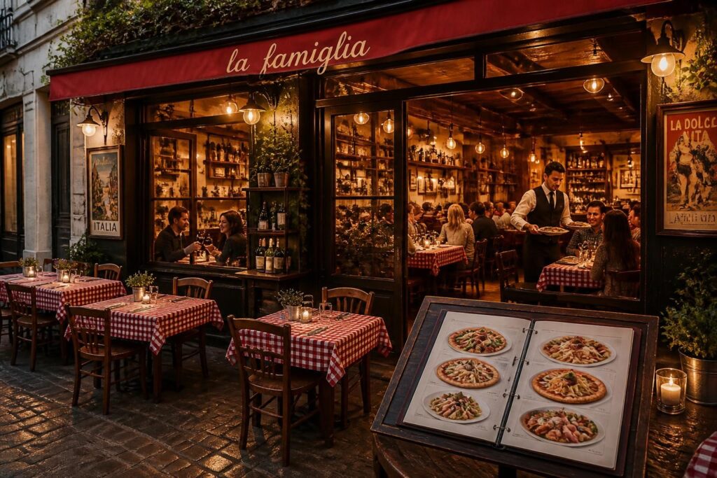 découvrez la famiglia, un restaurant authentique à paris, et savourez un menu traditionnel italien préparé avec passion dans une ambiance chaleureuse.